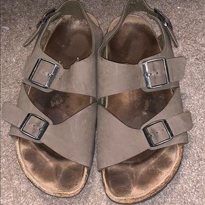 Birkenstock Betula sandal leather shoe buckle 41